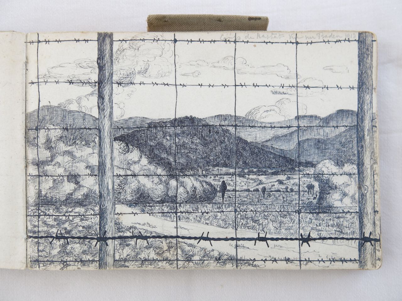 Comp de Rastat - vue sur Baden 1918