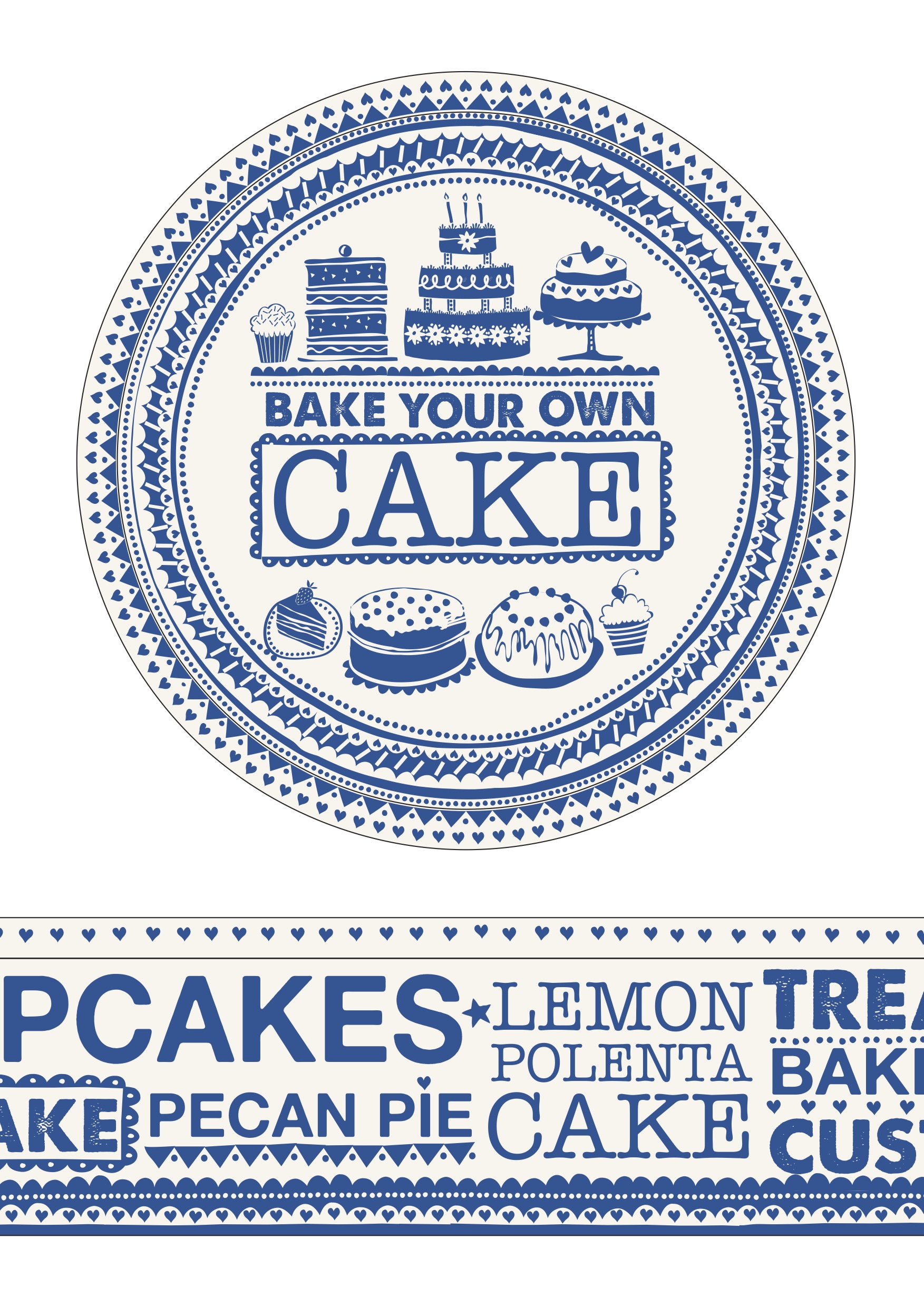 Cake tin designed by Lizzie Lees for Marks and Spencer. © Marks and Spencer.