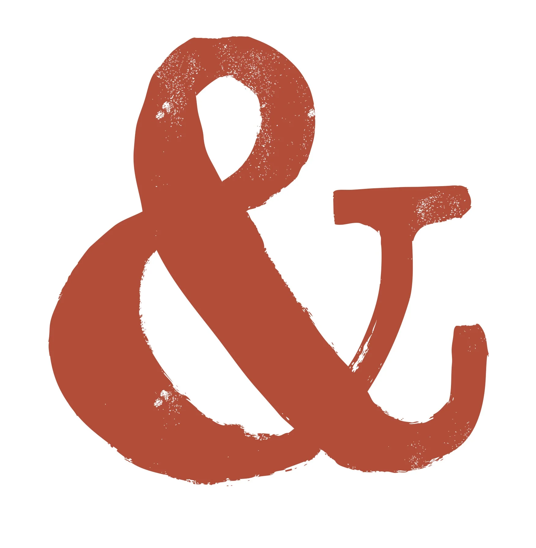 Big AND / ampersand hand lettering typography designed by Lizzie Lees for Paperchase. © Paperchase Ltd.