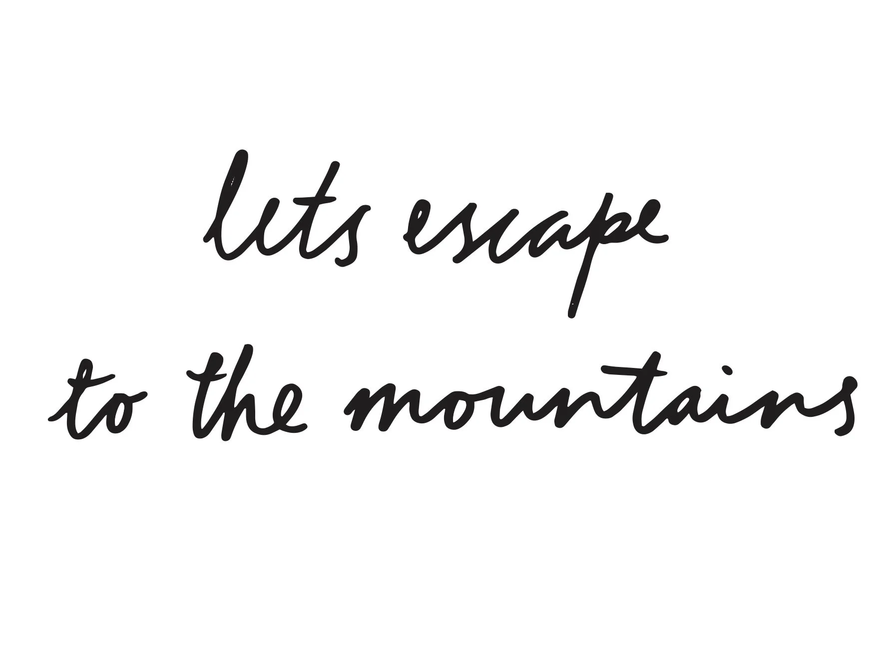 Hand letting doodle designed by Lizzie Lees for Paperchase. © Paperchase Ltd. 