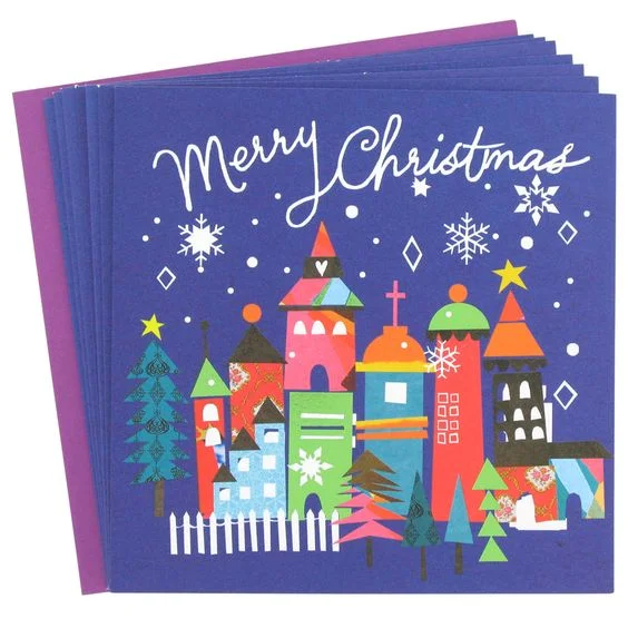 Christmas cards designed by Lizzie Lees for Paperchase. © Paperchase Ltd.