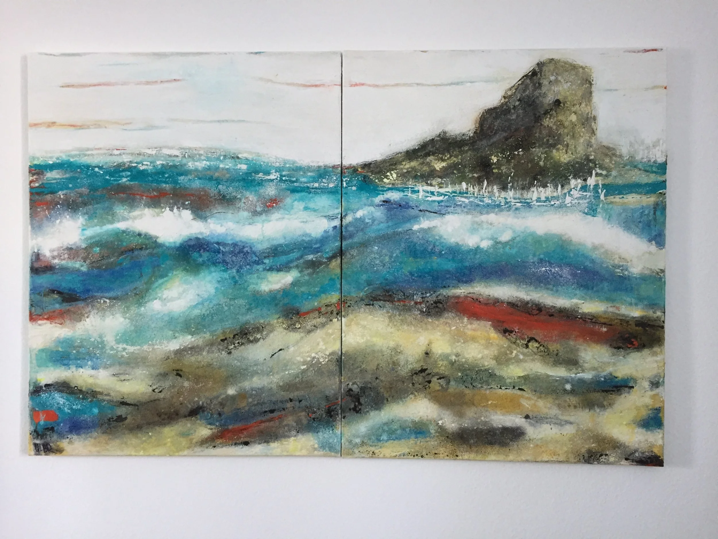 el mar agitado (Bild 72) Verkauft