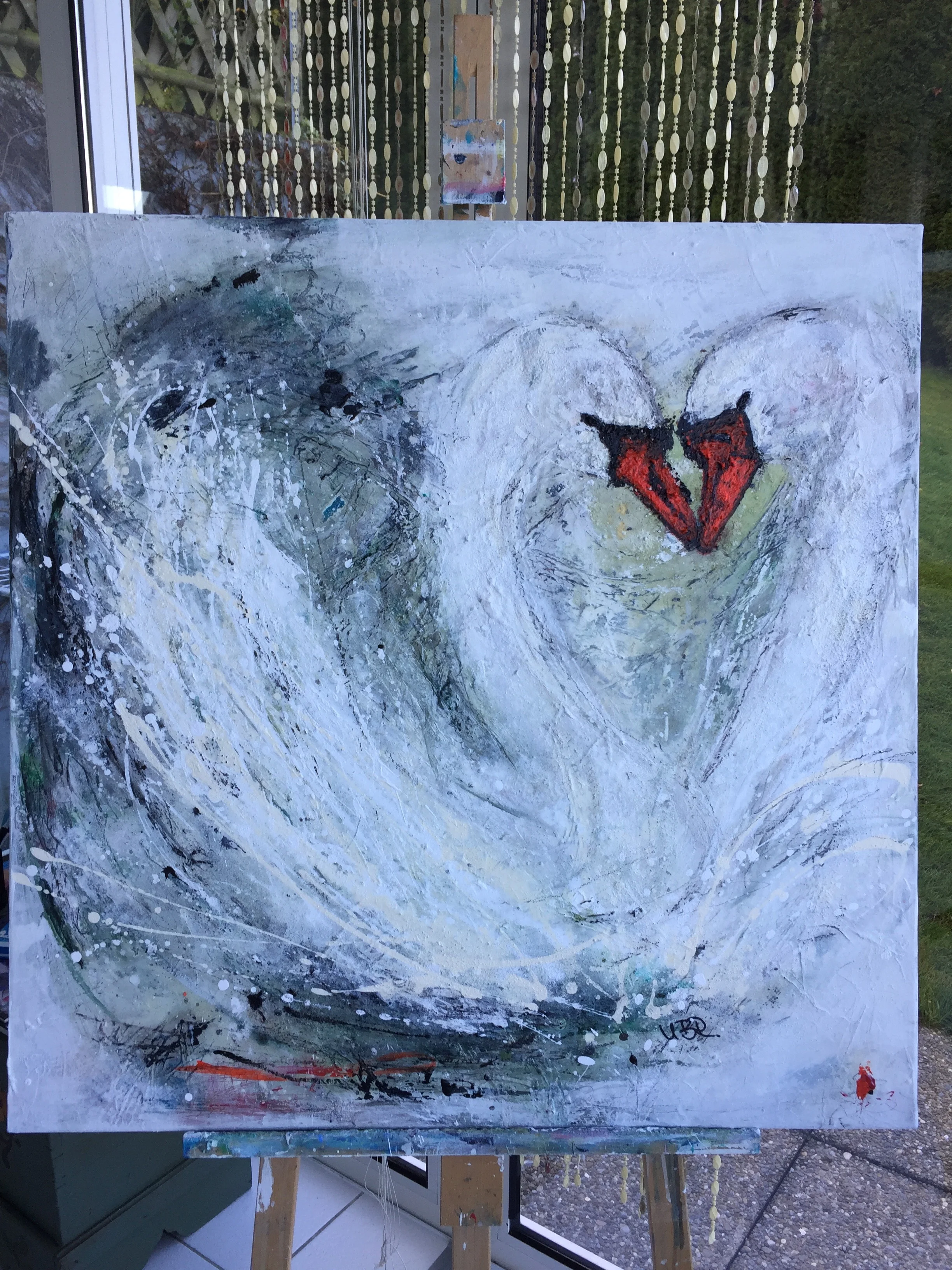 Schwanenpärchen (Bild 88) Verkauft