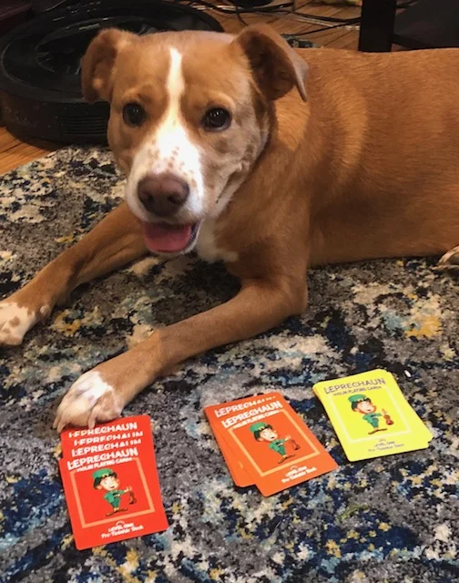 Kids like the game so much, they even want to teach the dog!