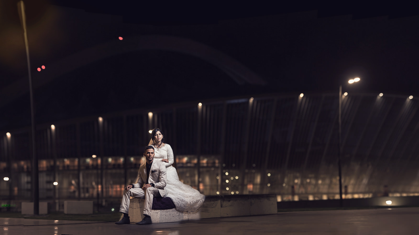 Reservoir hills islamic centre muslim bride and groom moses mabhida portrait creative shoot