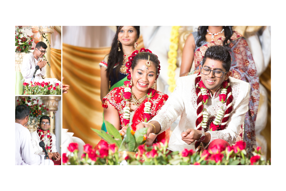 Ceremony Tamil Bride and Groom Durban Wedding RBadal Photography