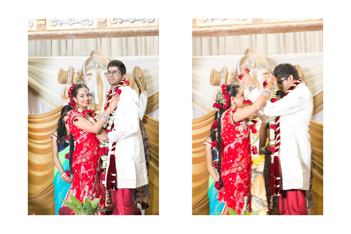 Ceremony Tamil Bride and Groom Durban Wedding RBadal Photography