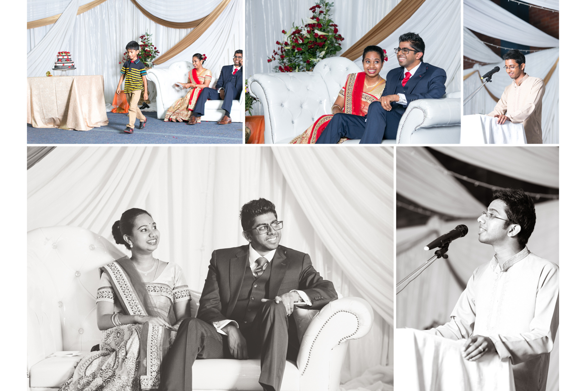 Ceremony Tamil Bride and Groom Durban Wedding RBadal Photography