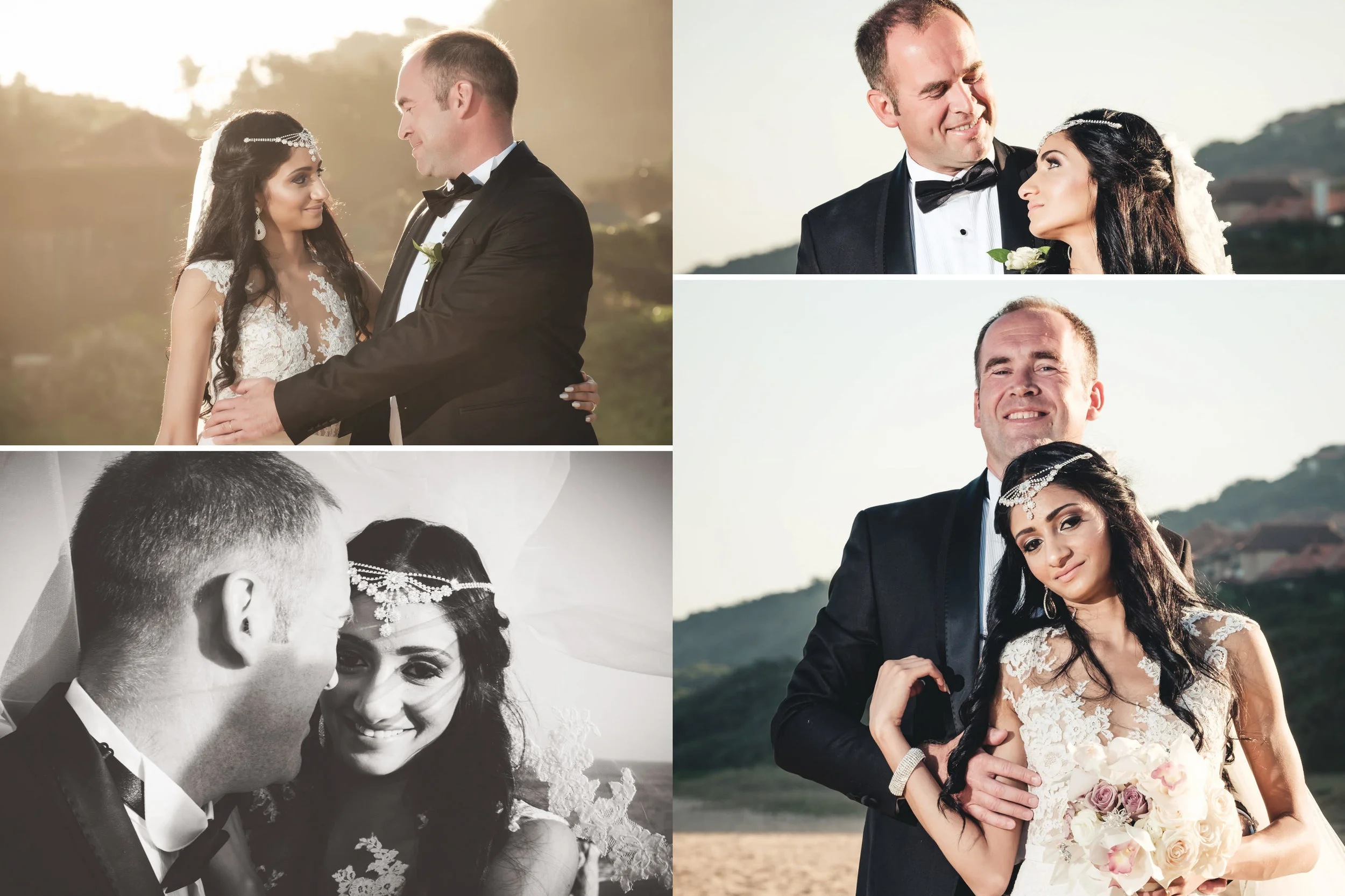 Zimbali Ballito Wedding Photography RBadal beach ceremony