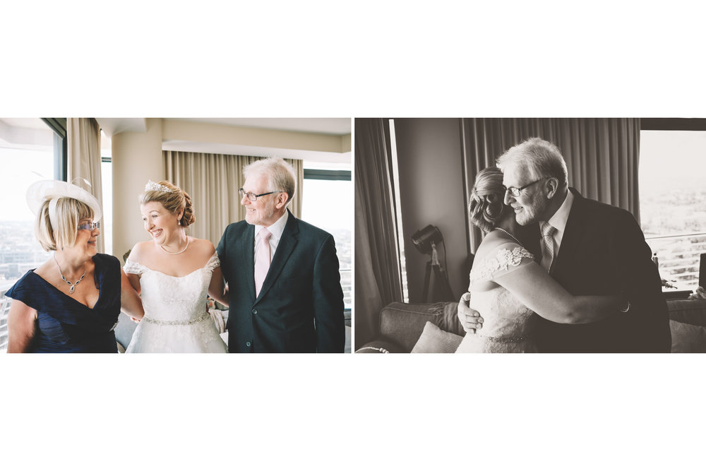 Mount Edgecombe Wedding Photography RBadal bride with parents