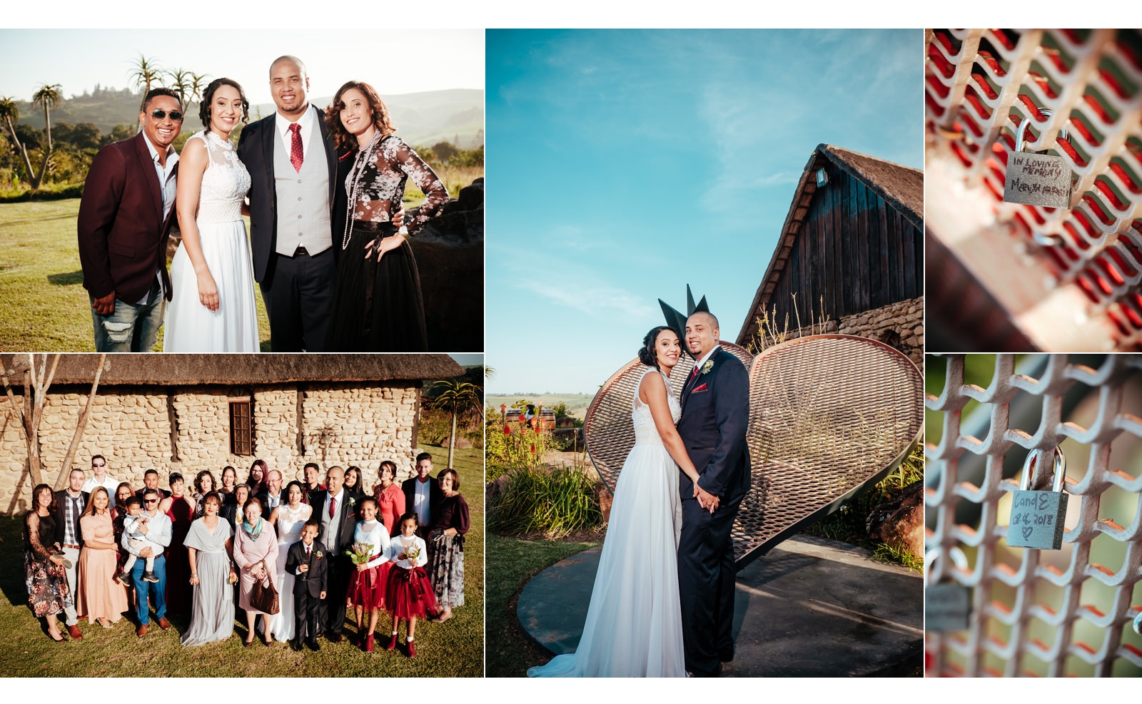 Rain Farm Ballito Wedding Photography rbadal church ceremony