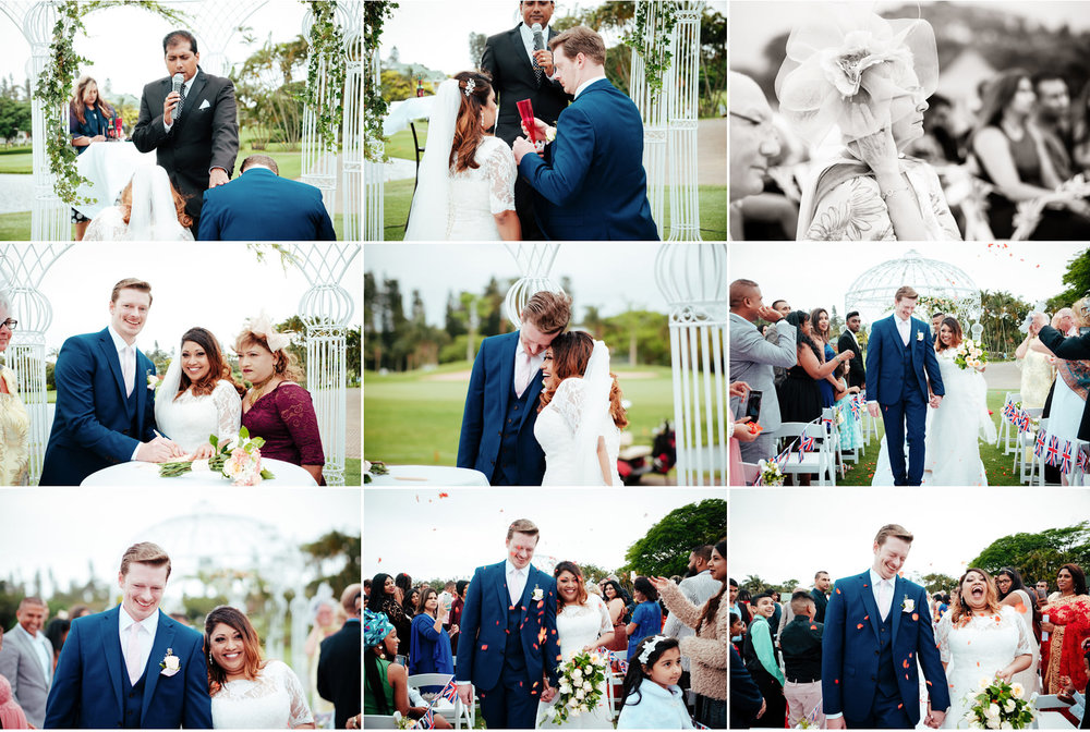 Mt Edgecombe Country Club Durban Wedding RBadal Christian Wedding