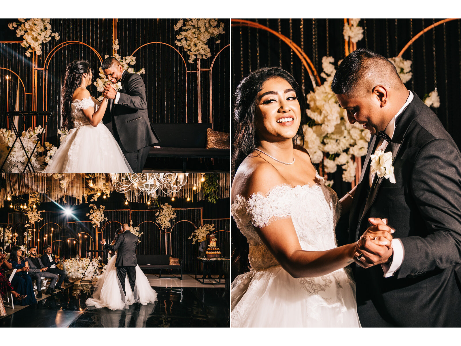 Maroupi Wedding Photography RBadal reception first dance