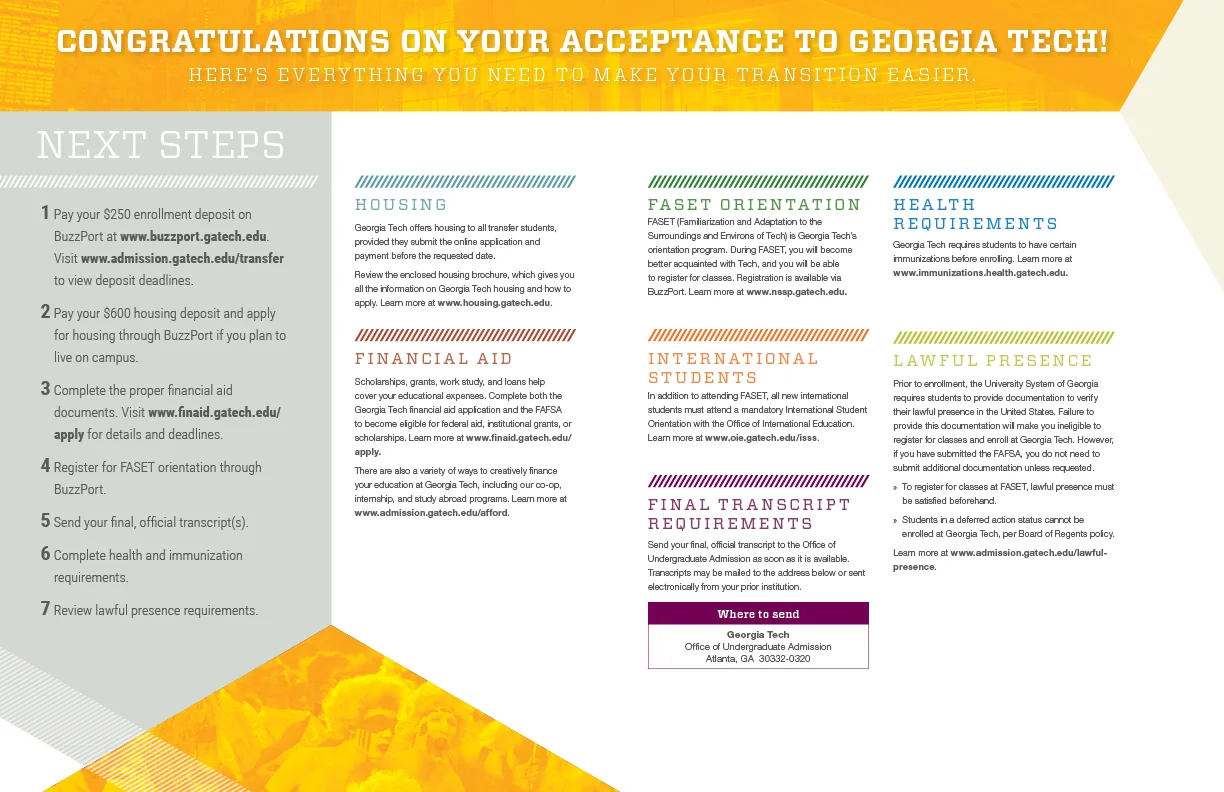 georgia tech scholarships for transfer students