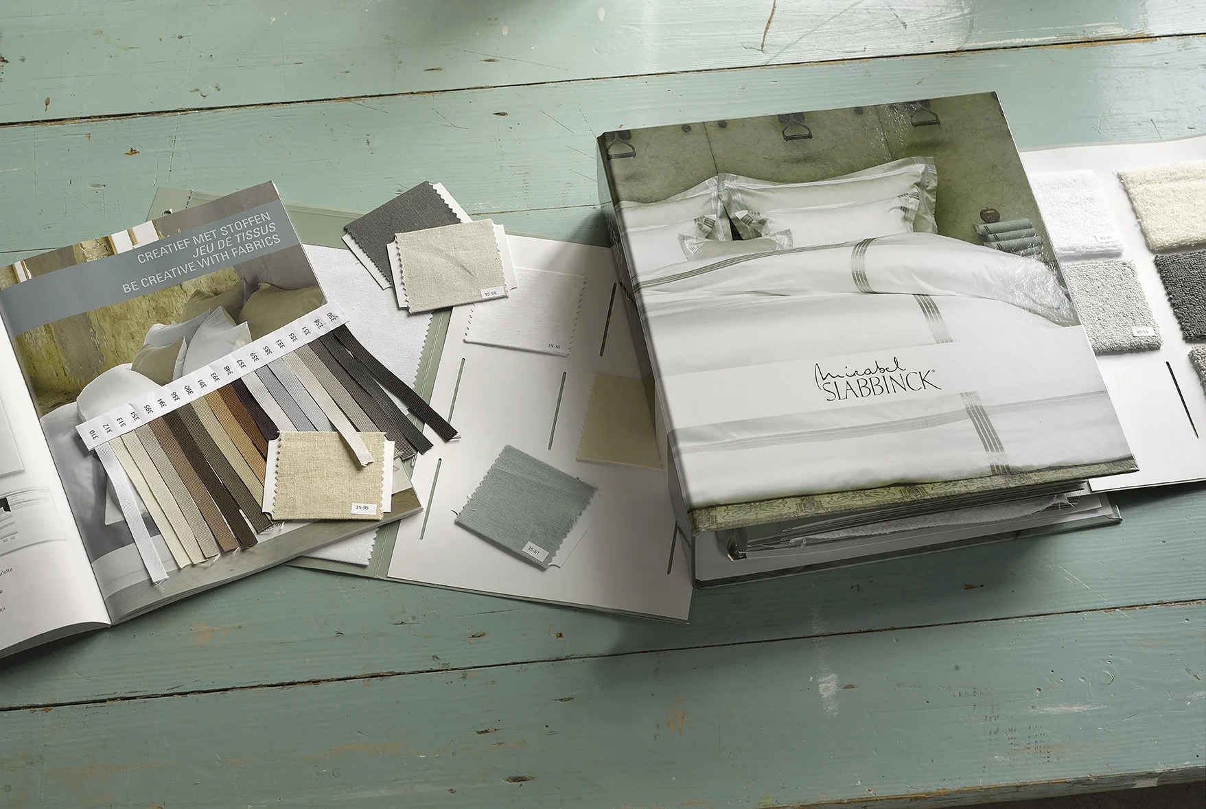 Mirabel Slabbinck Luxury Custom Linens Sample Book