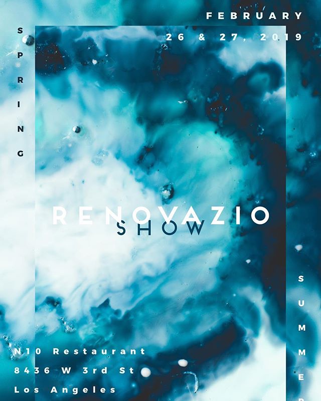 Save the date for our next event in L.A. ✯ February 26th and 27th
✯ The Party 26th from 6pm
✯ at N10 @n10restaurant 
@n10restaurant  @renovazionyc  #renovazioshowlosangeles #renovvazioshow #renovazio