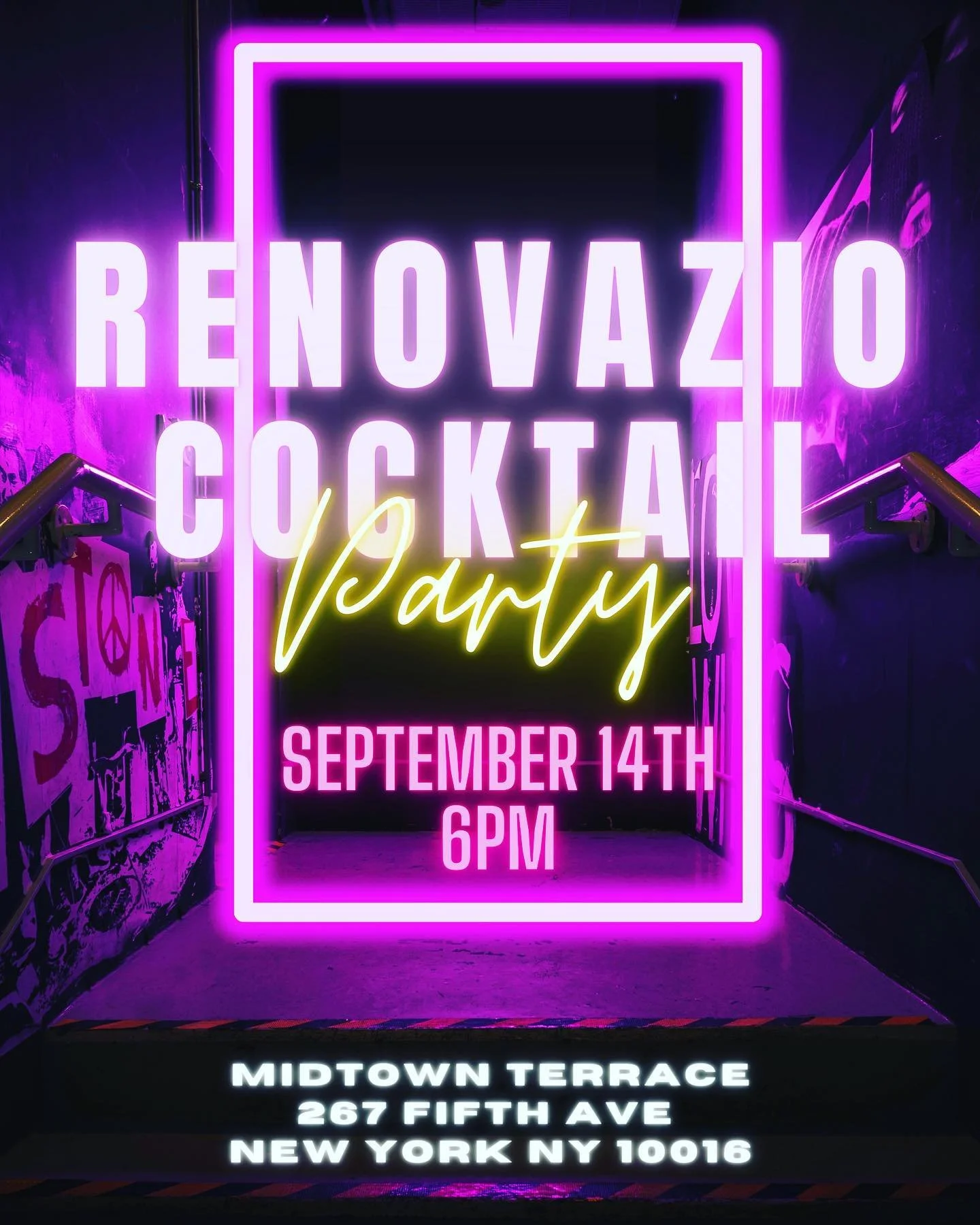 @___renovazio Show New York to take place on September 14th and 15th, 2022.

From 10:00am to 5:00pm at  @midtownloft, 267 5th Ave, New York, NY 10016 (29th Street &amp; 5th Ave).

+++ We are also happy to invite you to our Renovazio Cocktail Party th