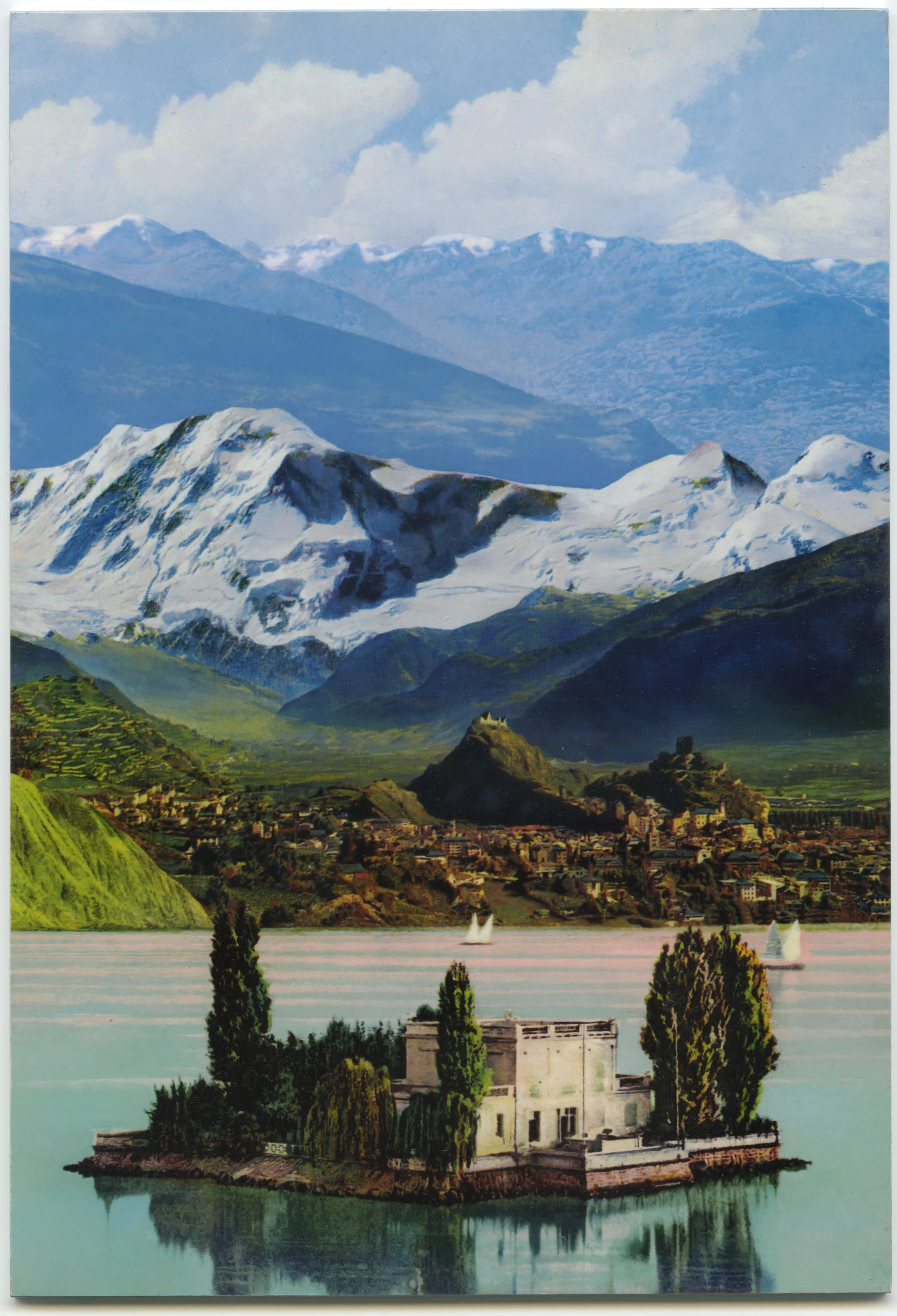 Wish You Were Here (Island), 2014,     6-3/8" x 4-1/2"