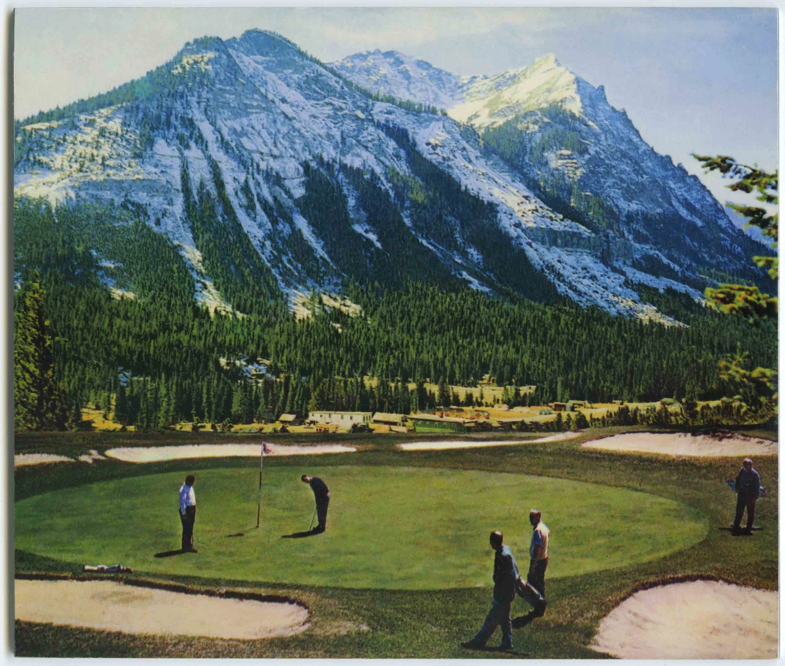 Wish You Were Here (golf course), 2014, 5" x 5-7/8"