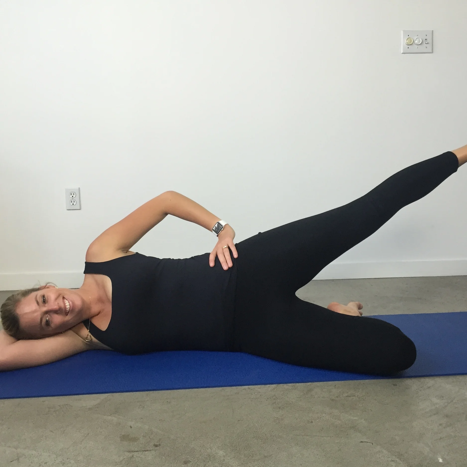 Side lying leg lifts x 2