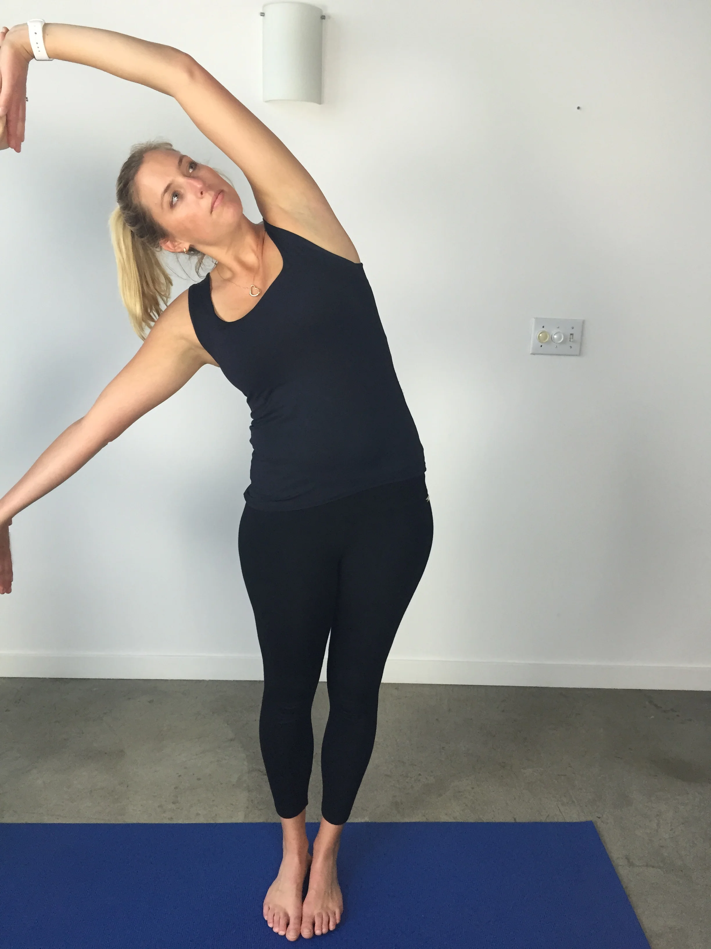 Standing side body stretch