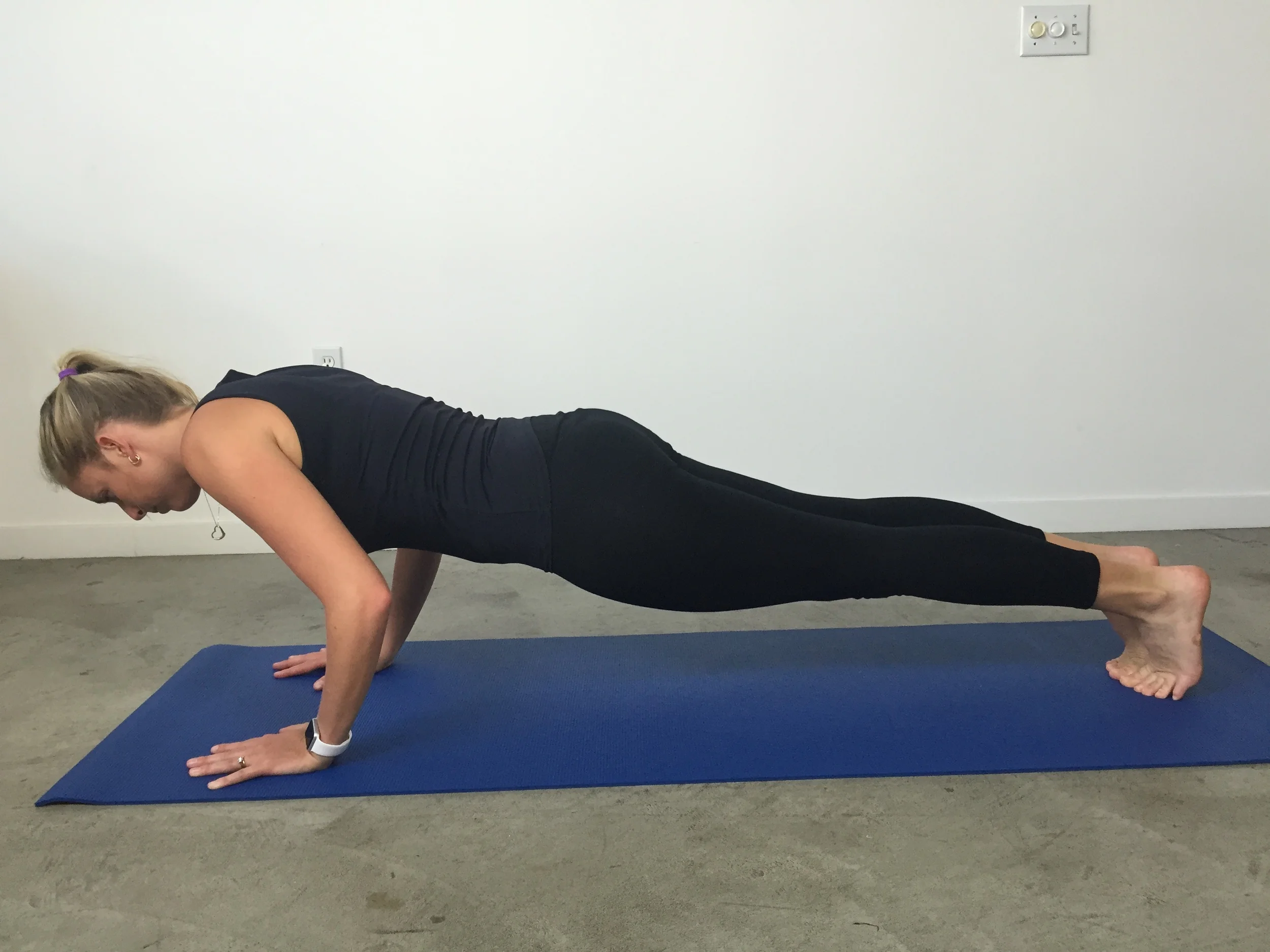 Full push up - end position