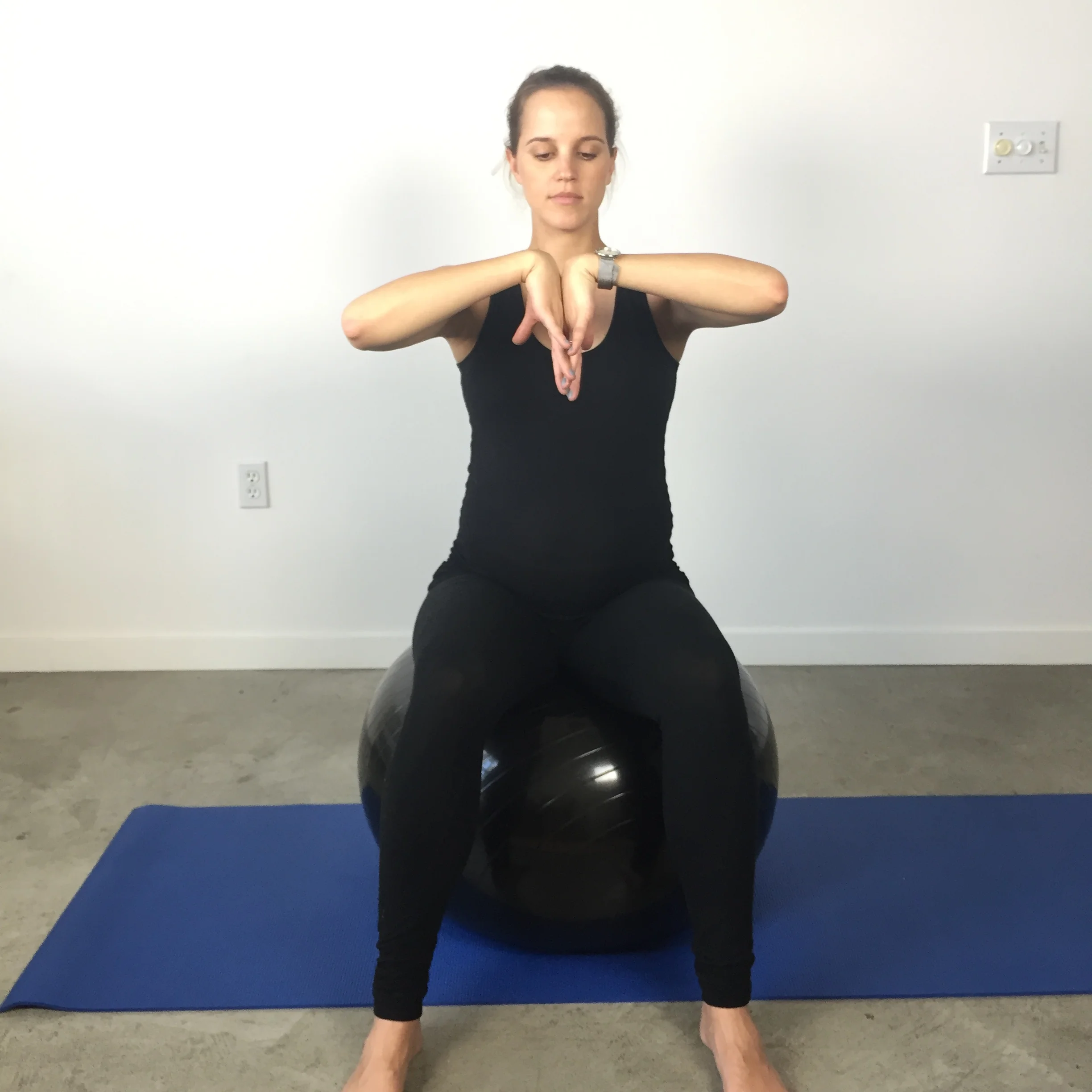 Wrist flexion & extension stretches x 1