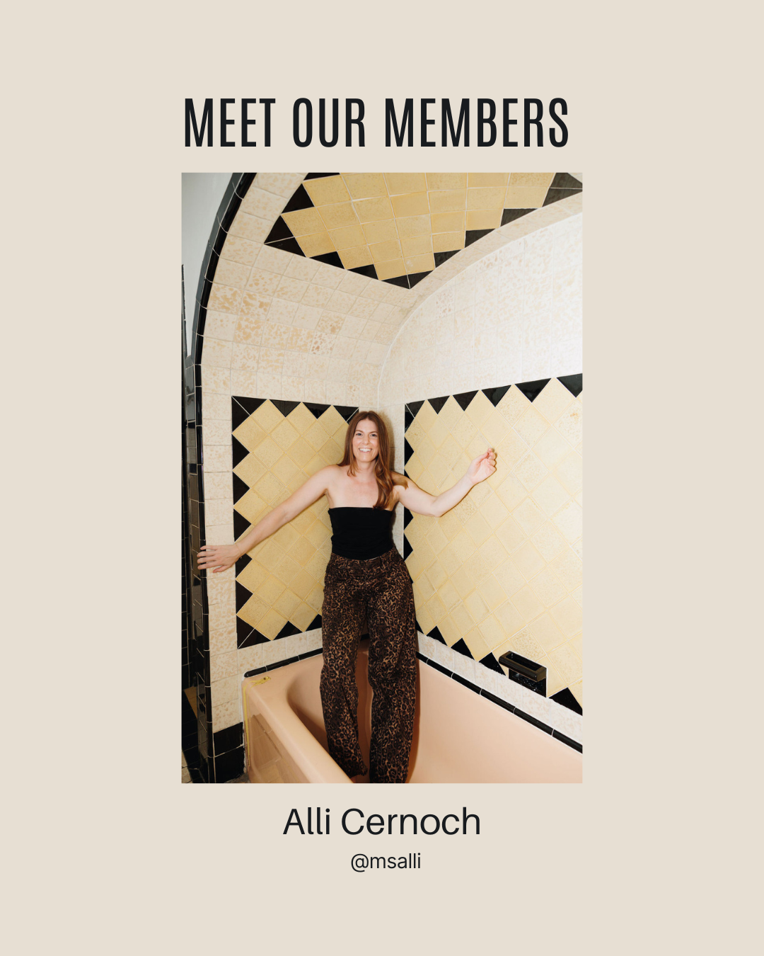 Member Spotlight: Alli Cernoch