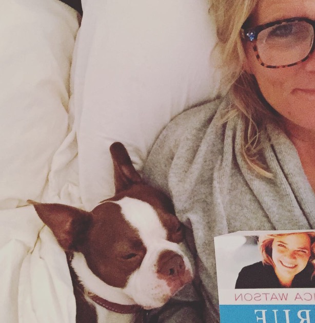 an early morning reading session. finishing Jessica Watson's book, True Spirit