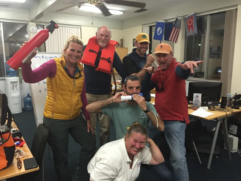 being silly after a 13 hour day and completing our certification!!!!!
