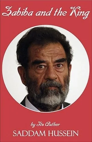 The English language version of Zabiba with post-arrest Saddam on the cover