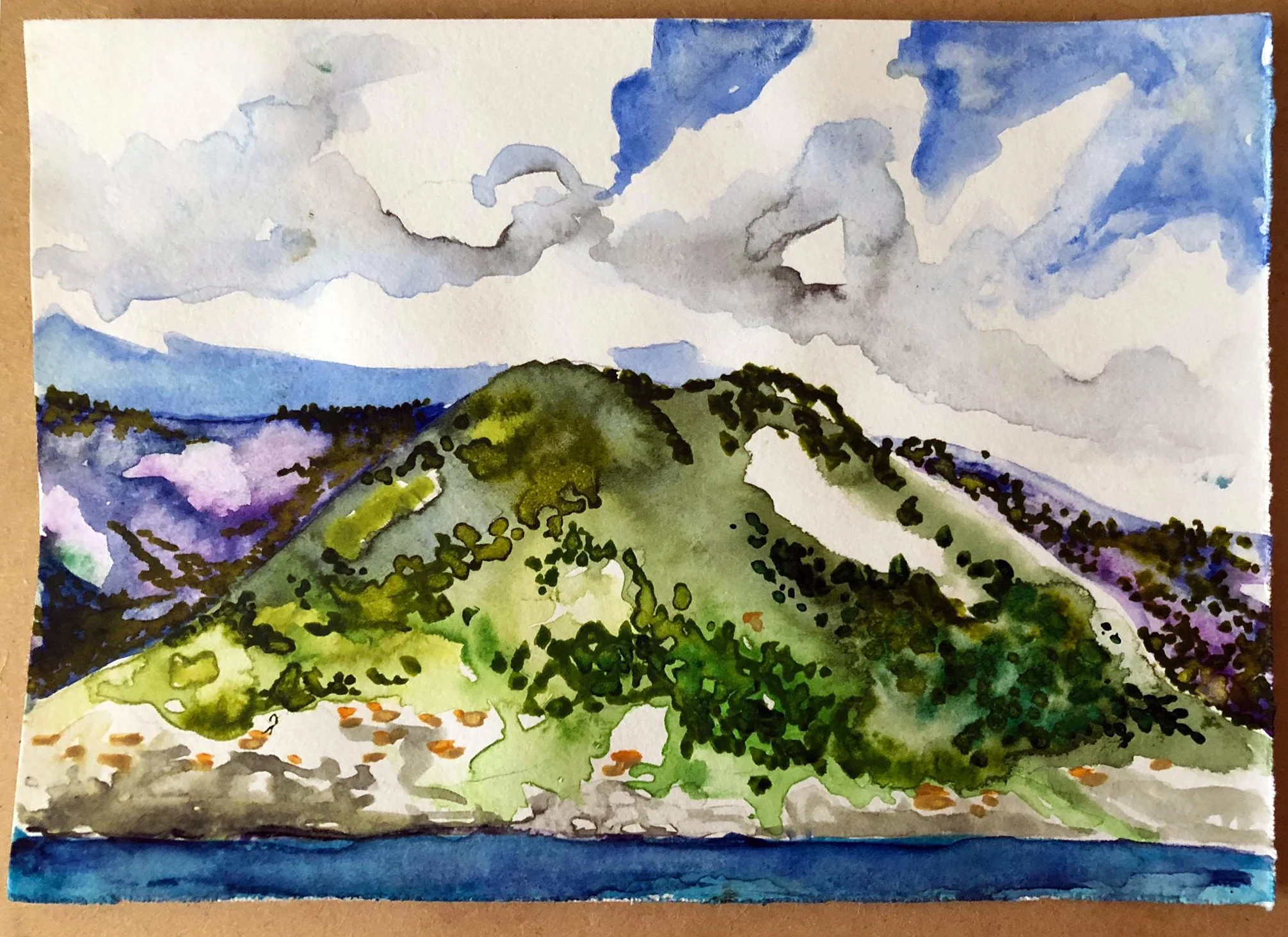 Cinque Terre Watercolour
