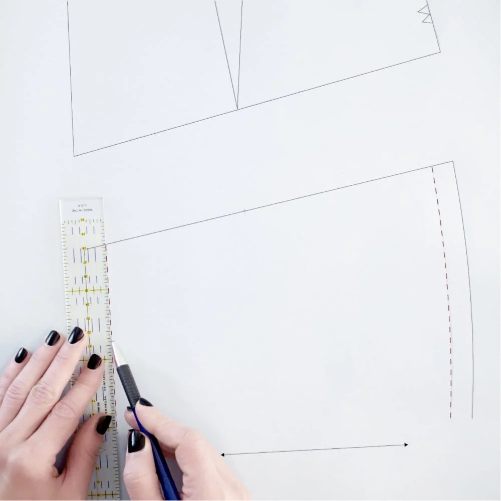 ::::5. draw stitching lines ::5. disegna le linee di cucitura::::