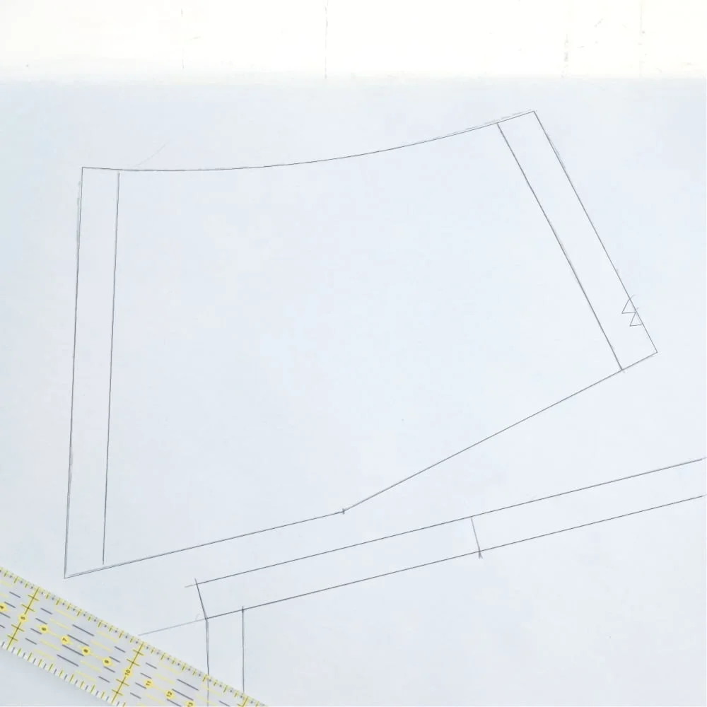 ::::4. trace cutting and stitching lines ::4. traccia le linee di taglio e di cucitura::::