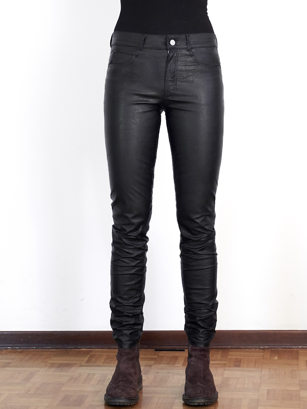 Leatherette Ginger Jeans