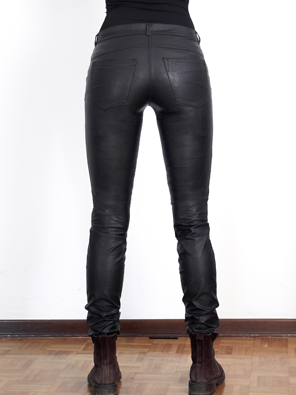 Leatherette Ginger Jeans