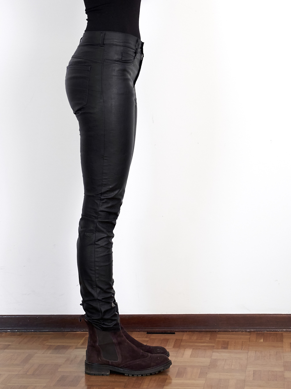 Leatherette Ginger Jeans
