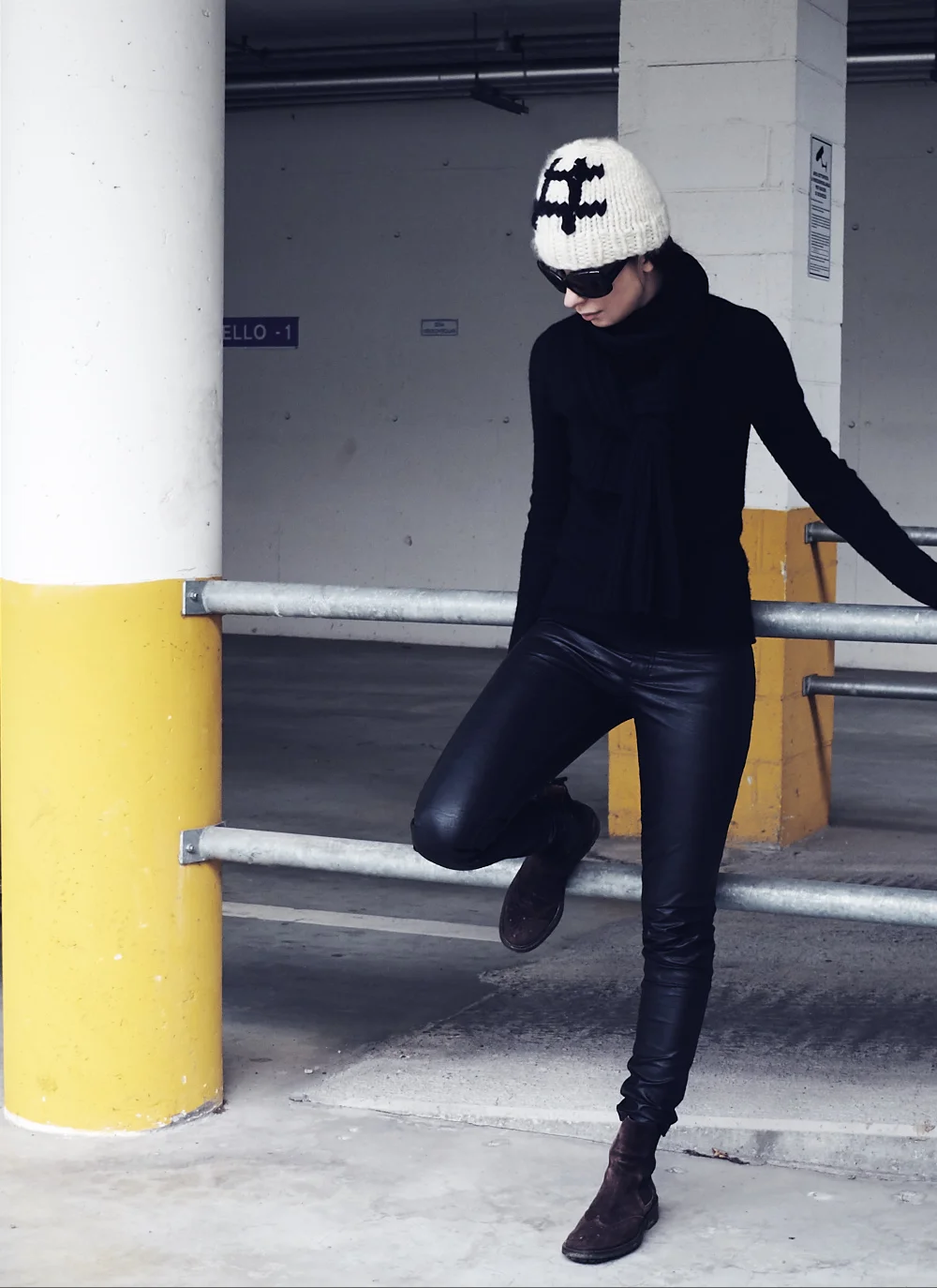 Leatherette Ginger Jeans
