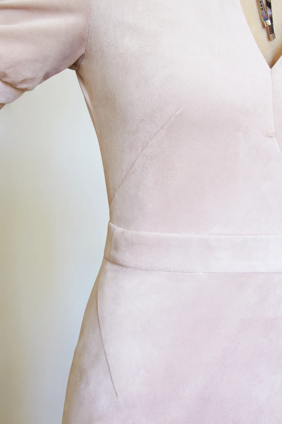 Stretch ultra-microfiber dress