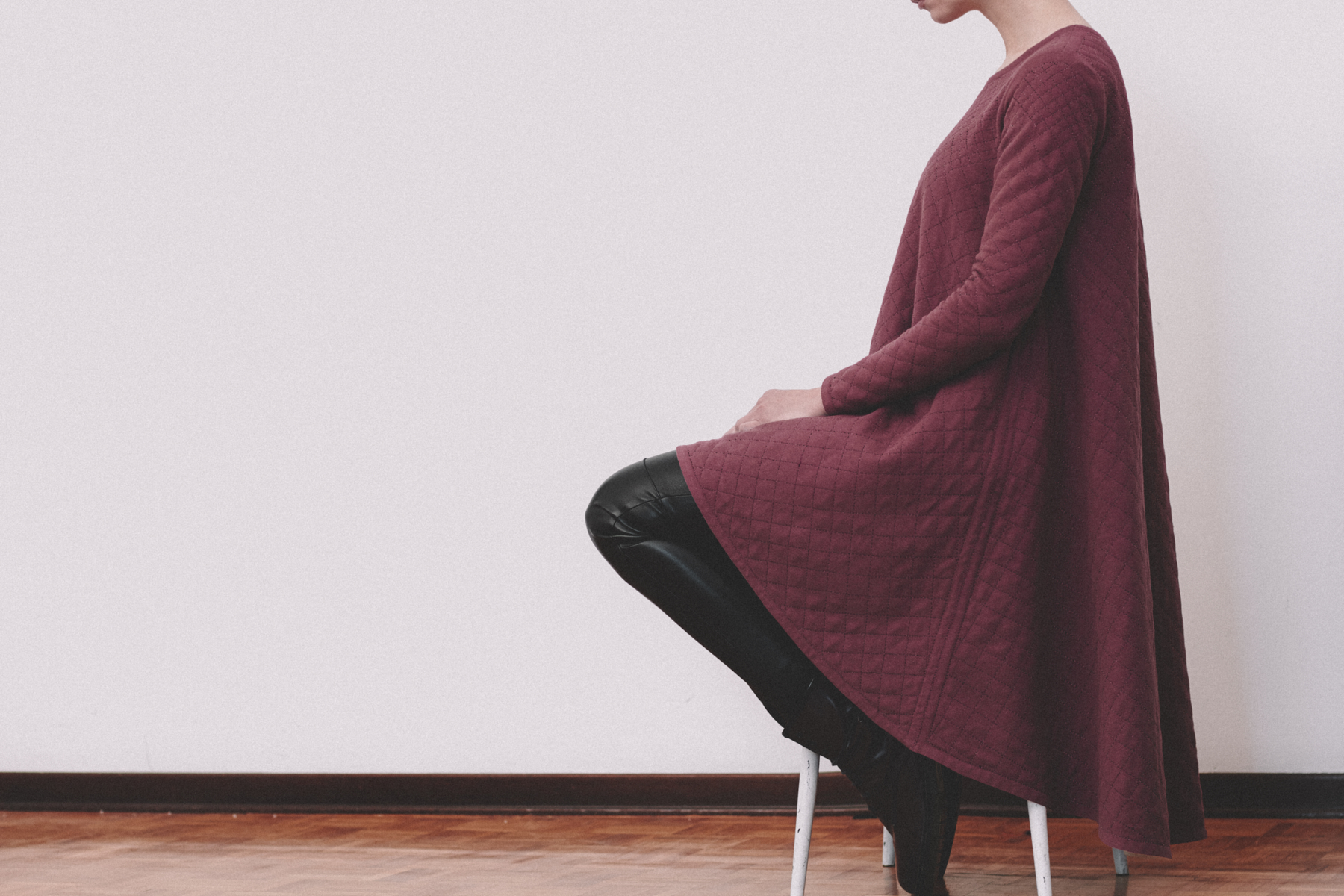 Reversible quilted Groove Dress