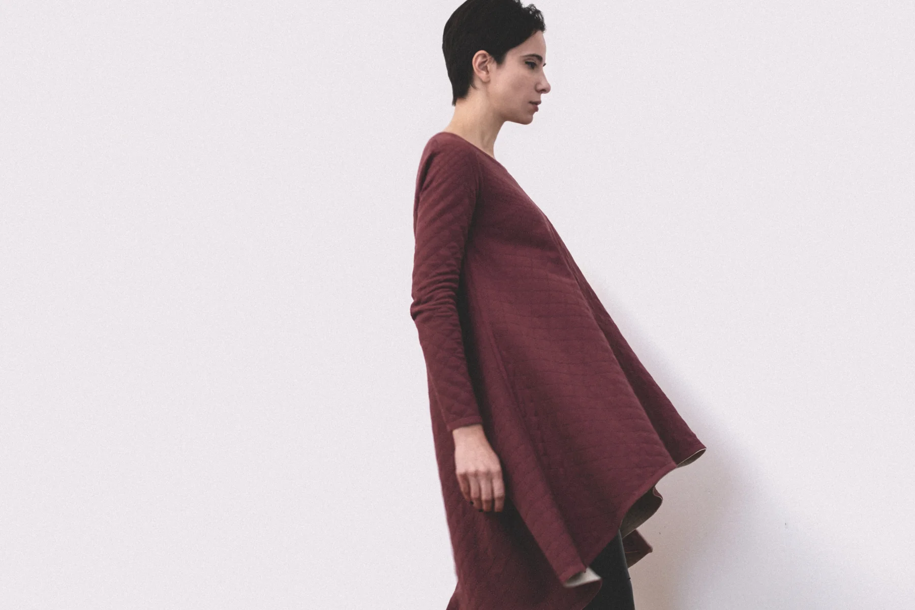 Reversible quilted Groove Dress
