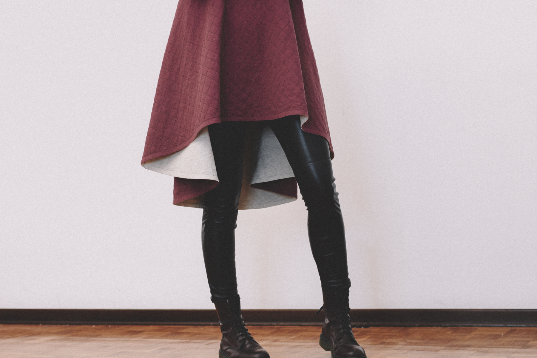 Reversible quilted Groove Dress