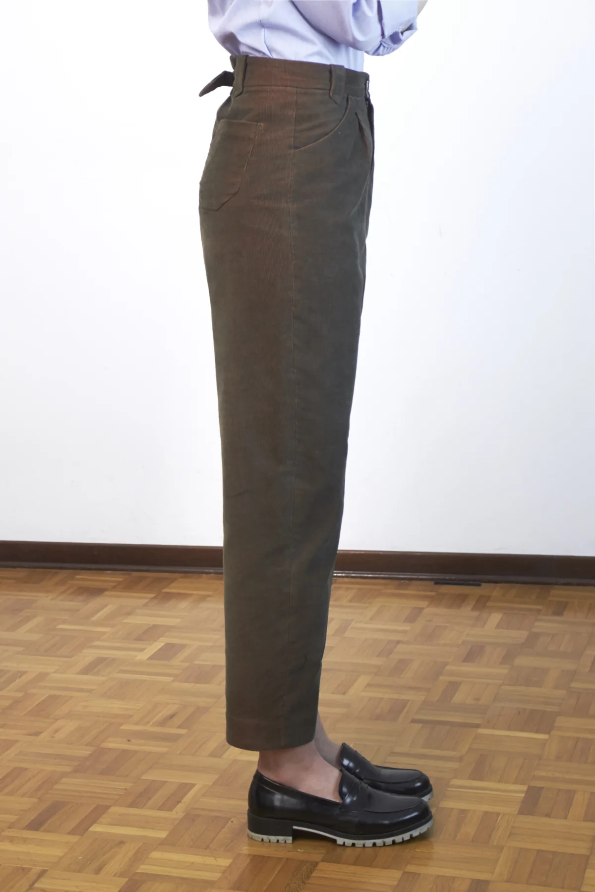 Corduroy Tapered Trousers