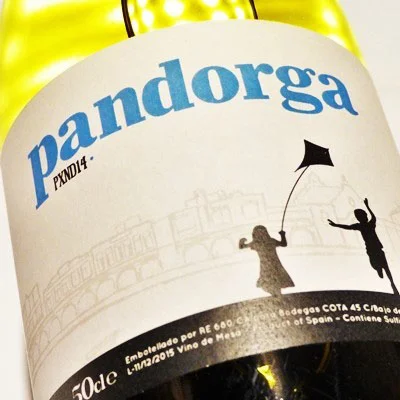 Etiqueta de Pandorga 2014 Vino de Mesa blanco generoso Pedro Xim