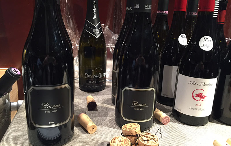Vinos de Bodegas Hispano - Suizas, Juvé & Camps y Alta Pavina