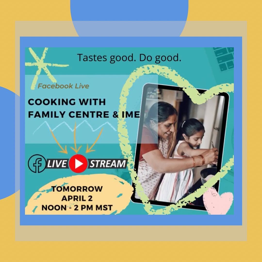 Tomorrow is our long awaited livestream. Don&rsquo;t forget to set your alarms and join us as we cook one of your favourite recipe.

To join please visit the zoom link in our bio or check out our Facebook page. 

#weareime #ulethime #lethbridge #ulet