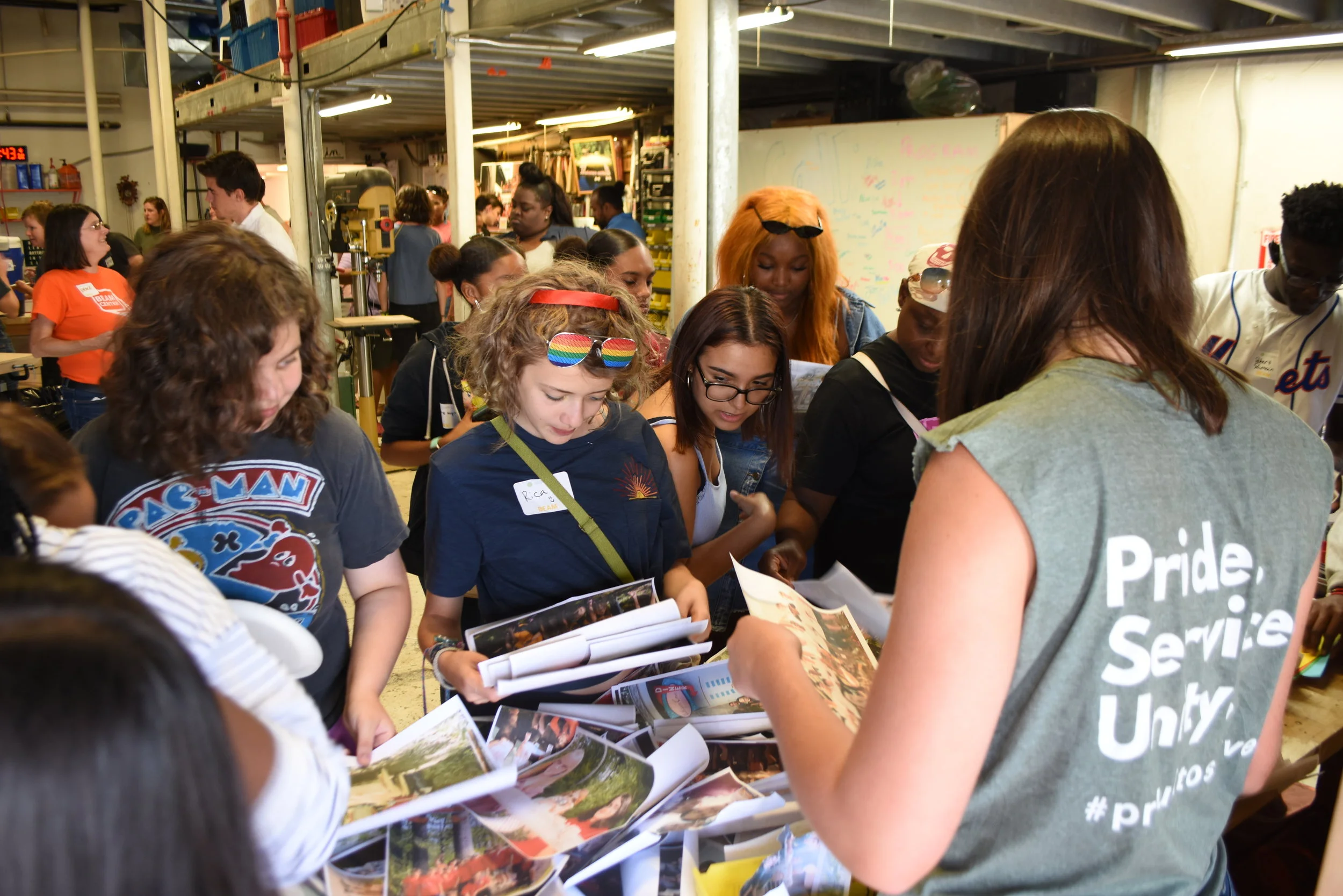 cabin photos in shop.JPG