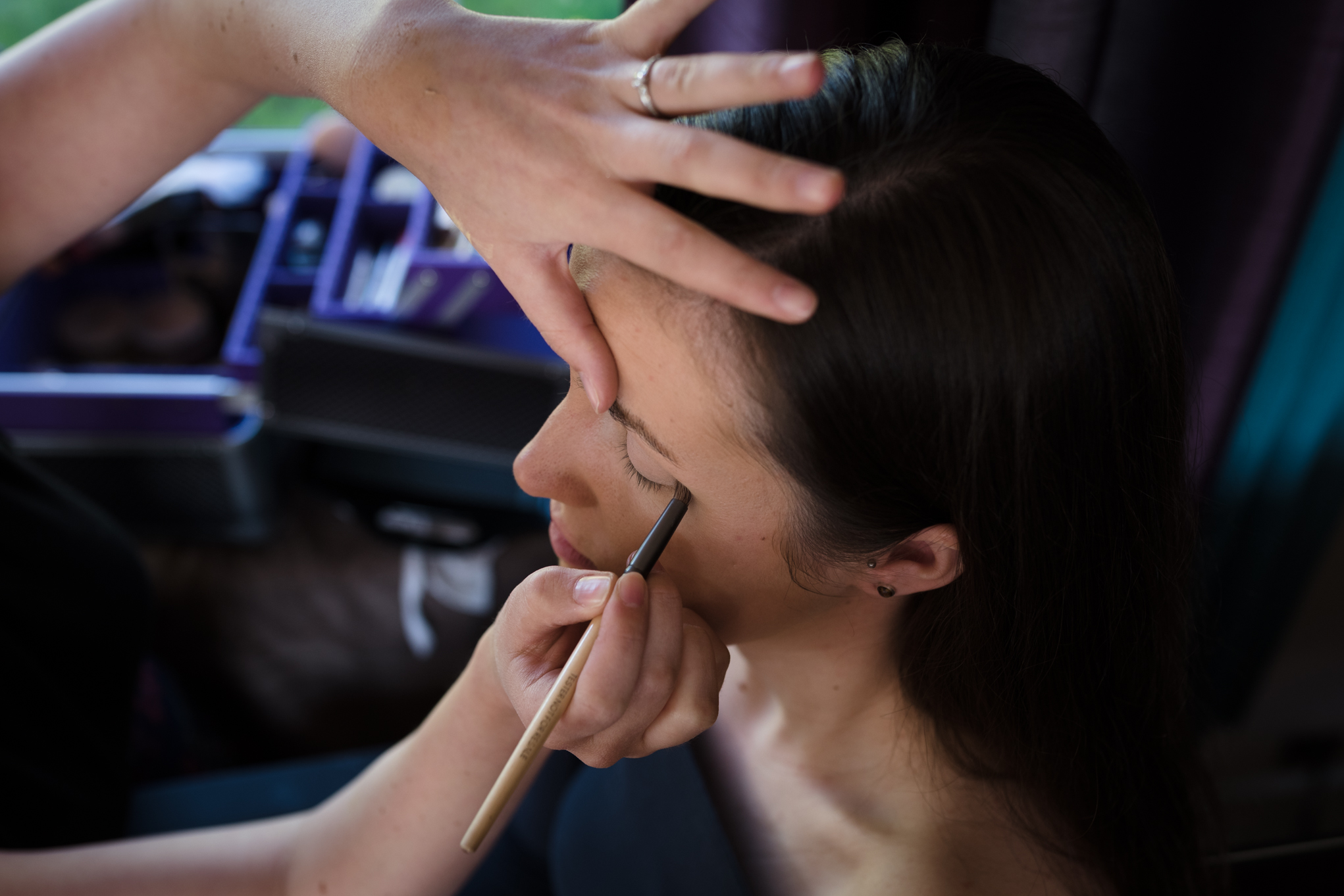 Bride having wedding make-up - Wedding Photography