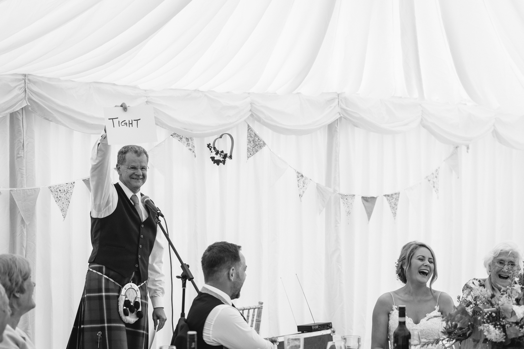 Father of bride speech - Powys Wedding Photography