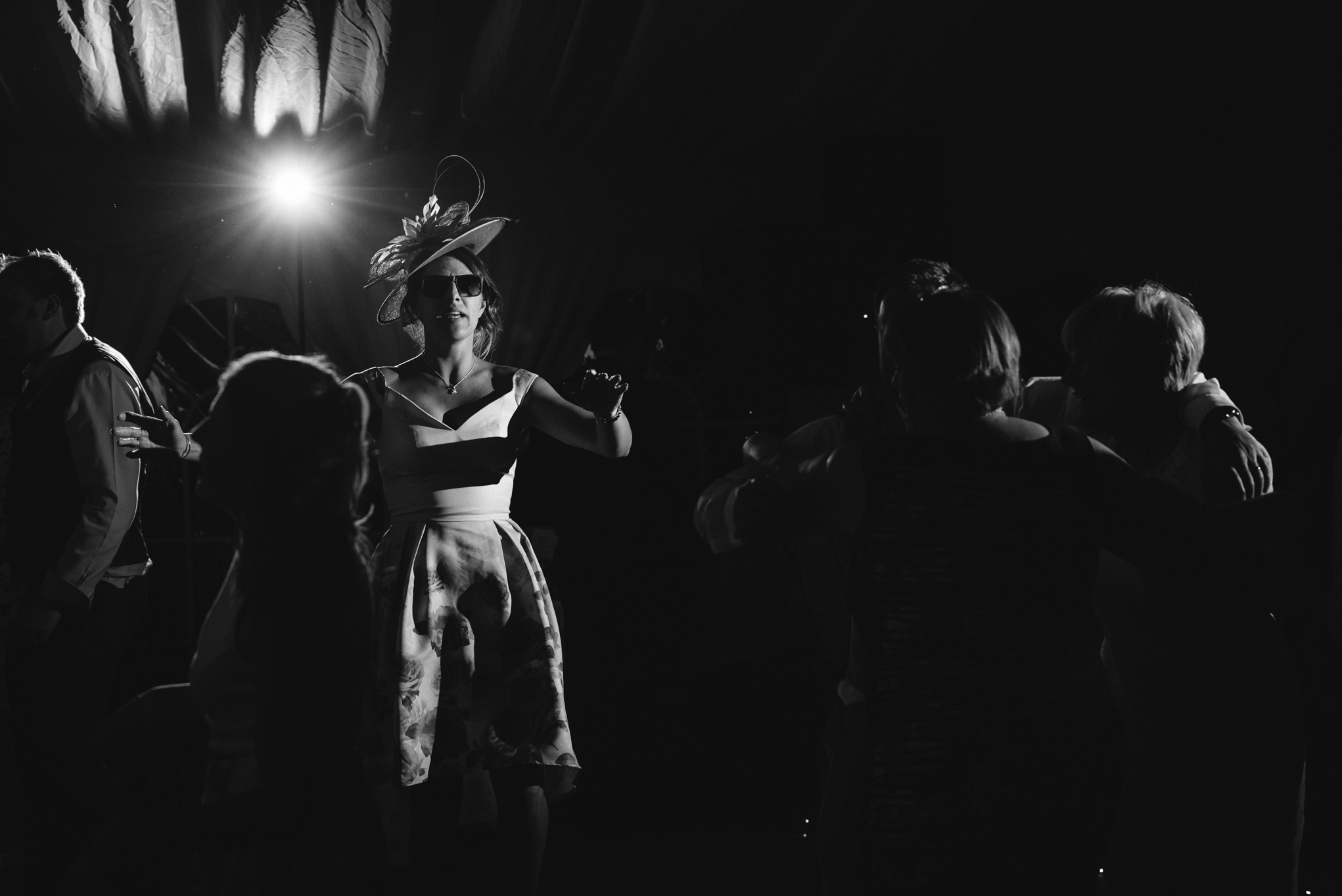 Guests dancing - Powys Wedding Photography